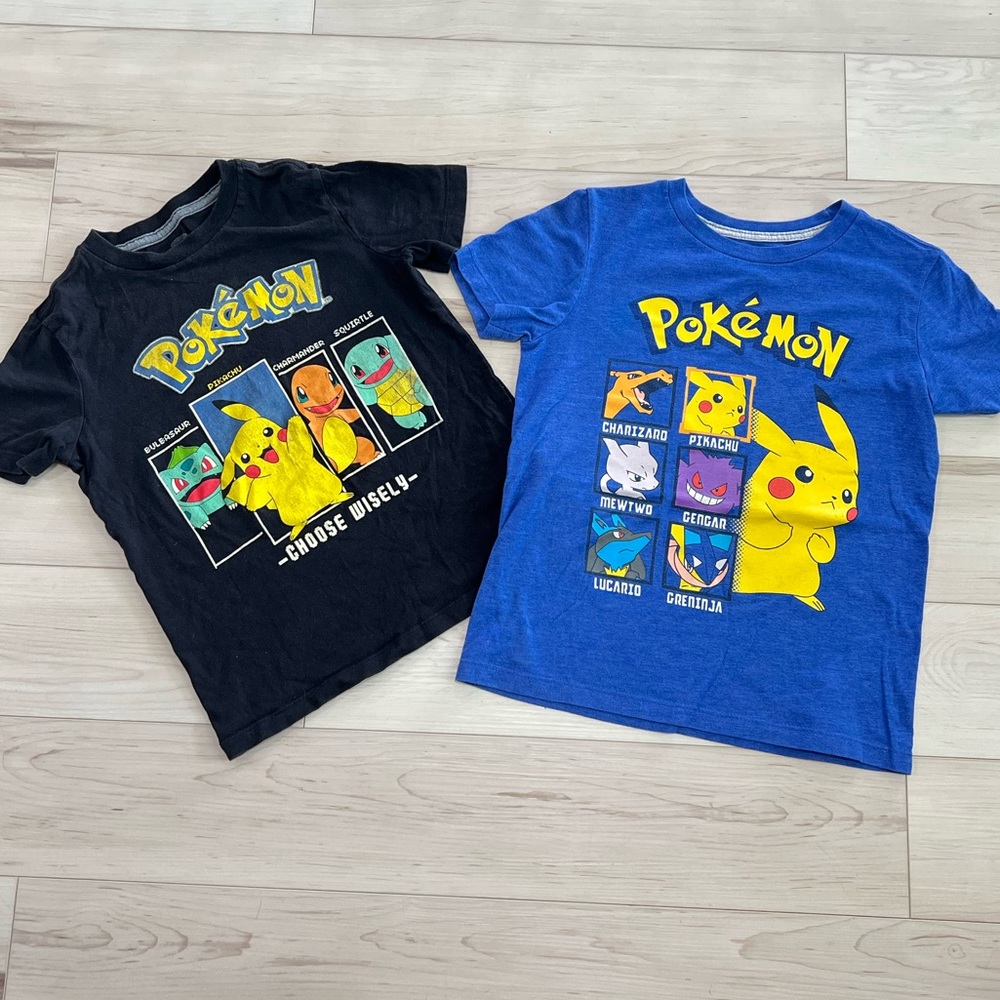 Bundle of Boys Pokémon Shirts